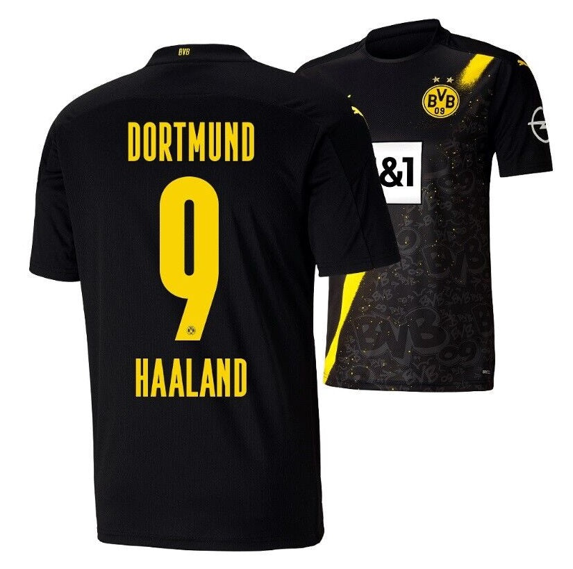 Borussia Dortmund 2020-2021 Away - Haaland 9