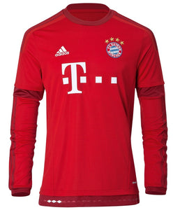 FC Bayern 2015-2016 Home Langarm + Spielernummer