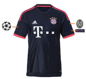 FC Bayern 2015-2016 Third UCL + Spielernummer