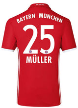 將圖片載入圖庫檢視器 FC Bayern 2016-2017 Home + Spielernummer