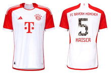 Laden Sie das Bild in den Galerie-Viewer, FC Bayern 2023-2024 Home Authentic - Sonder Edition I Beckenbauer 5 KAISER