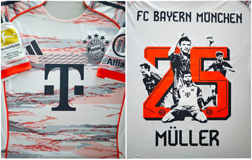 FC Bayern 2025-2026 Away - Müller 25 Sonderflock