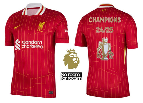 FC Liverpool 2024-2025 Home + Sonderflock Champions 24-25 Trophy