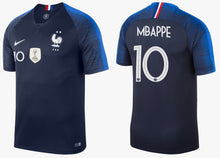 Laden Sie das Bild in den Galerie-Viewer, Frankreich 2018 Home WC 2 Sterne - Mbappe 10