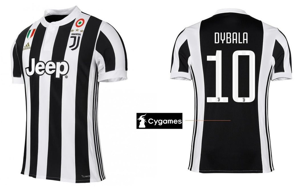 Juventus Turin 2017-2018 Home Serie A - Dybala 10