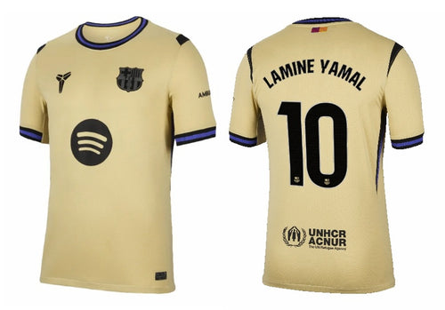 Kinder FC Barcelona 2025-2026 Away LaLiga - Lamine Yamal 10