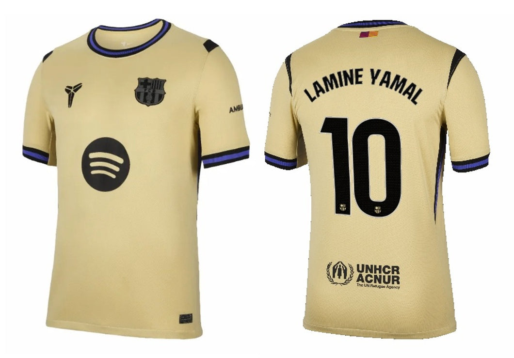 Kinder FC Barcelona 2025-2026 Away LaLiga - Lamine Yamal 10