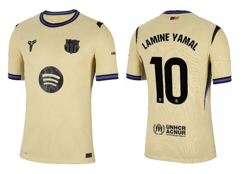 Herren FC Barcelona 2025-2026 Away Match ADV LaLiga - Lamine Yamal 10
