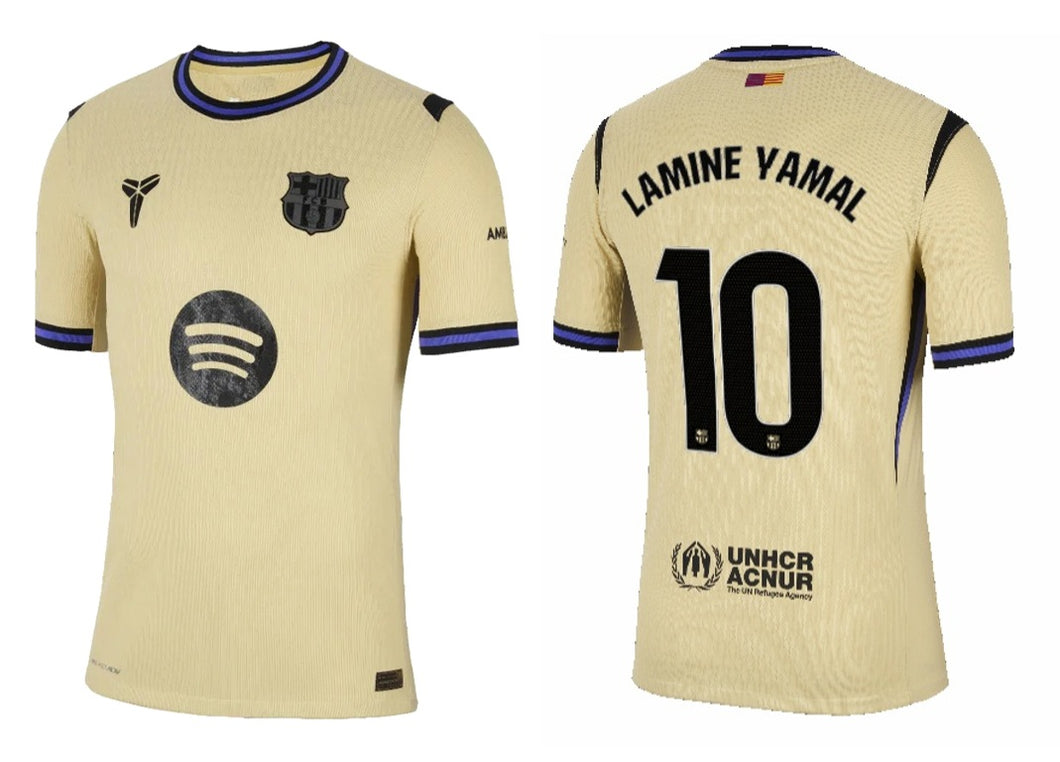 Herren FC Barcelona 2025-2026 Away Match ADV LaLiga - Lamine Yamal 10