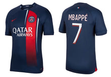 Cargar imagen en el visor de la galería, Paris Saint-Germain 2023-2024 Home - Mbappe 7