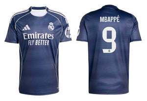 Real Madrid 2025-2026 Away + Spielernummer