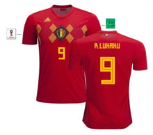 將圖片載入圖庫檢視器 Belgien WM 2018 Home - R.Lukaku 9