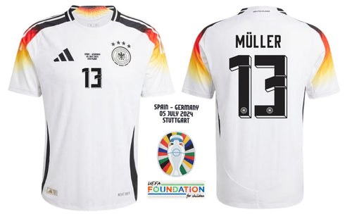DFB EM 2024 Home AUTHENTIC Match Deutschland Spanien - Müller 13