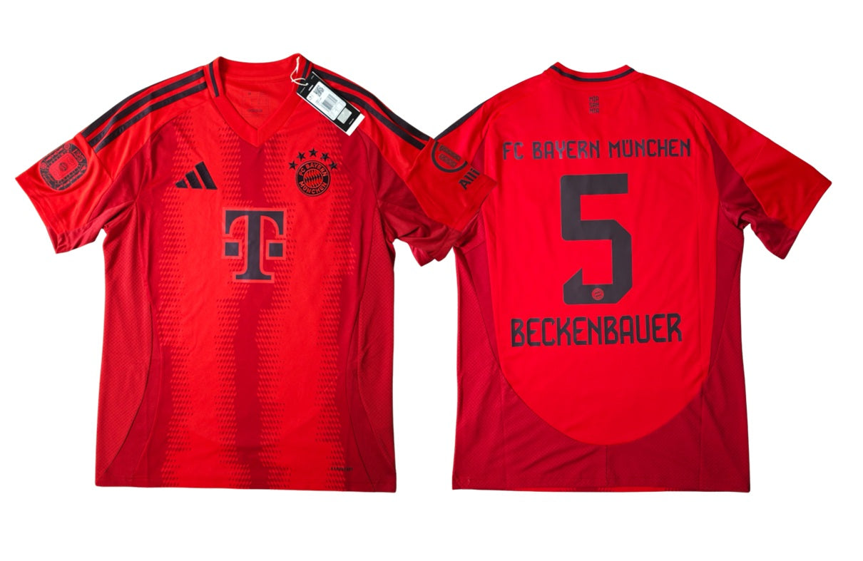 FC Bayern 2024-2025 Home Badge Erfolge 125 Jahre Beckenbauer