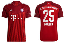 Charger l&#39;image dans la galerie, FC Bayern 2021-2022 Home + Spielernummer