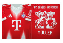將圖片載入圖庫檢視器 FC Bayern 2025-2026 Home AUTHENTIC - Müller 25 Sonderflock