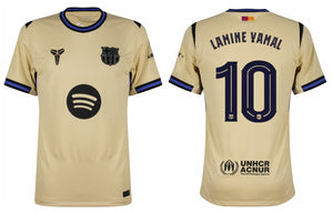 Herren FC Barcelona 2025-2026 Away Champions League - Lamine Yamal 10