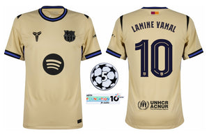 Herren FC Barcelona 2025-2026 Away Champions League - Lamine Yamal 10