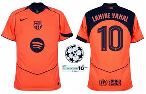 Herren FC Barcelona 2025-2026 Third Champions League - Lamine Yamal 10