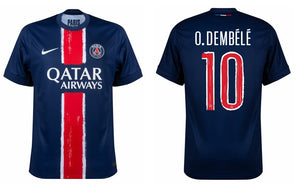 Paris Saint-Germain 2024-2025 Home Champions League - Dembele 10