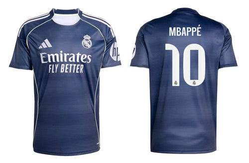 Real Madrid Kinder 2025-2026 Away - Mbappé 10