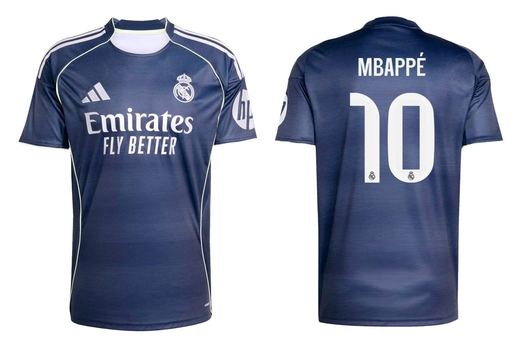 Real Madrid Kinder 2025-2026 Away - Mbappé 10
