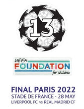 Cargar imagen en el visor de la galería, Real Madrid Champions League Final Paris 2022 + Spielernummer