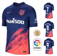 Cargar imagen en el visor de la galería, Atletico Madrid 2021-2022 Away La Liga + Spielernummer