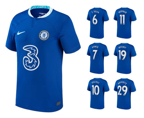 FC Chelsea 2022-2023 Home + Spielernummer I Mein Name