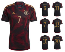 Charger l&#39;image dans la galerie, DFB WM 2022 Away + Spielernummer