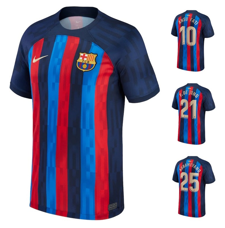 FC Barcelona 2022-2023 Home + Spielernummer