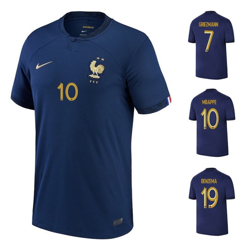 Frankreich WM 2022 Home + Spielernummer