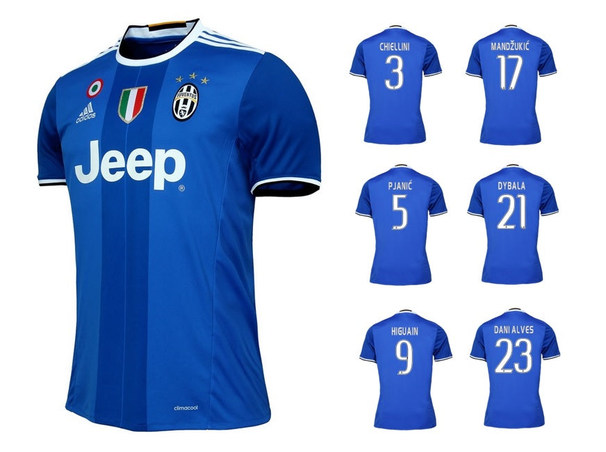 Juventus Turin 2016-2017 Away + Spielernummer