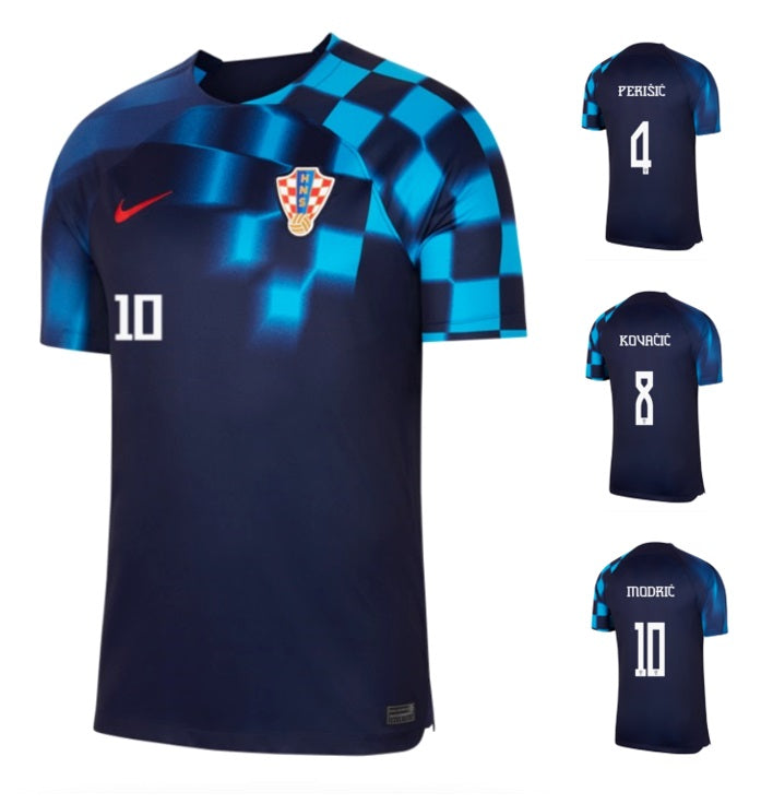 Kroatien WM 2022 Away + Spielernummer