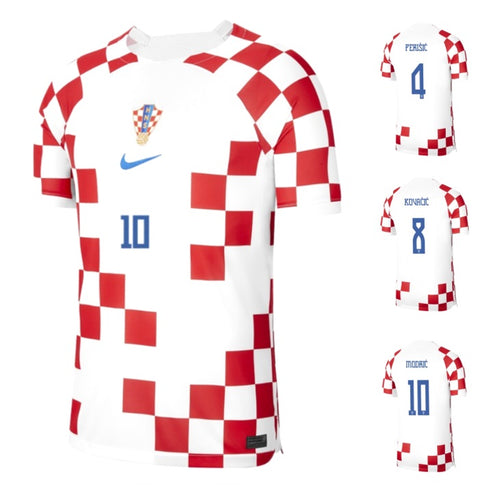 Kroatien WM 2022 Home + Spielernummer