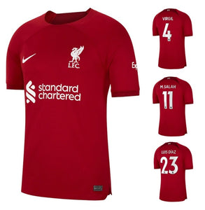 FC Liverpool 2022-2023 Home + Spielernummer I Mein Name