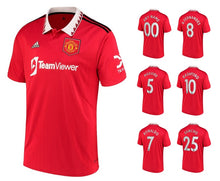 Laden Sie das Bild in den Galerie-Viewer, Manchester United 2022-2023 Home + Spielernummer