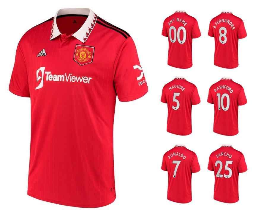 Manchester United 2022-2023 Home + Spielernummer