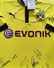 將圖片載入圖庫檢視器 Borussia Dortmund 2012-2013 Home Signiert TEAM - M