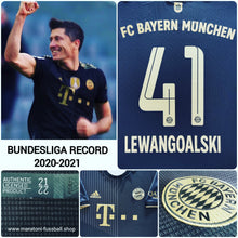 Load image into Gallery viewer, FC Bayern 2021-2022 Away - Lewandowski * SPECIAL Lewangoalski