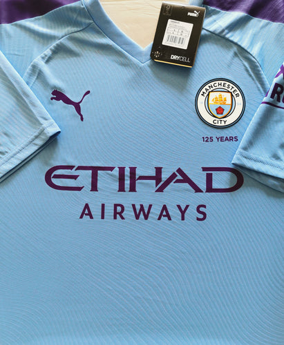 Manchester City 2019-2020 Home Authentic Spielertrikot