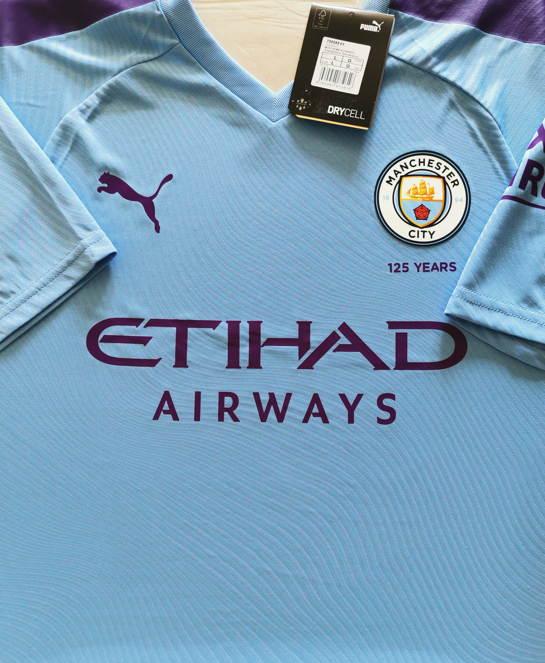 Manchester City 2019-2020 Home Authentic Spielertrikot