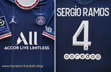 Laden Sie das Bild in den Galerie-Viewer, Paris Saint-Germain 2021-2022 Home Ligue 1 - Sergio Ramos 4