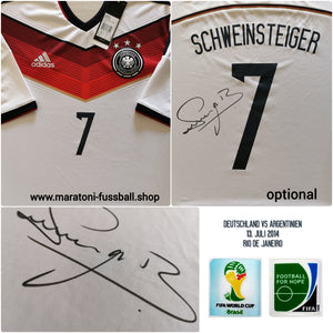 DFB WM 2014 Home - Schweinsteiger 7 - Signiert