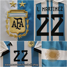 將圖片載入圖庫檢視器 Argentinien WM 2022 Home + Spielernummer