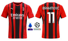 將圖片載入圖庫檢視器 AC Mailand 2021-2022 Home - Ibrahimovic 11