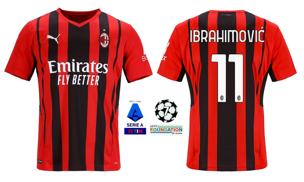 AC Mailand 2021-2022 Home - Ibrahimovic 11