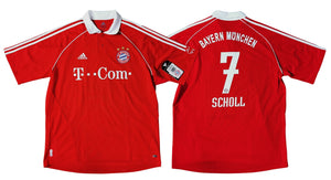 FC Bayern 2006-2007 Home Signiert - Scholl 7