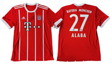 Cargar imagen en el visor de la galería, FC Bayern 2017-2018 Home Signiert - Alaba 27