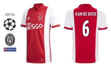 Cargar imagen en el visor de la galería, Ajax Amsterdam 2020-2021 Home UCL - Van de Beek 6